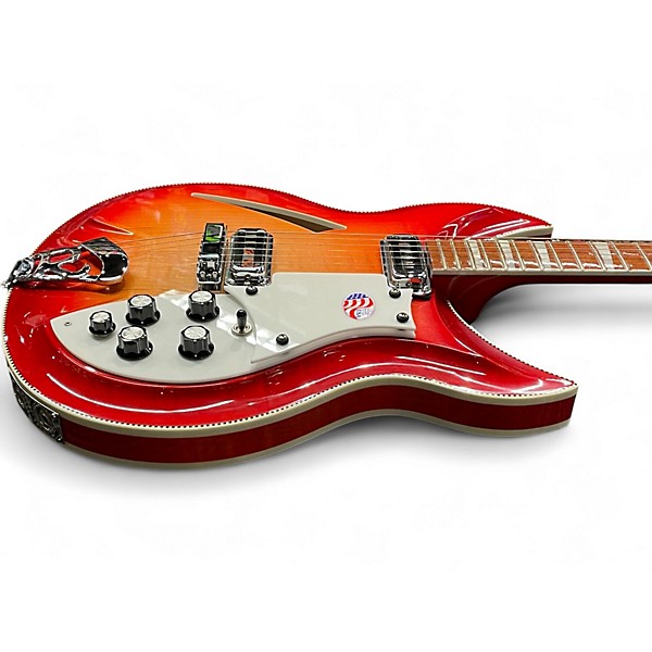 Used 2019 Rickenbacker 381V69 Fireglo Hollow Body Electric Guitar