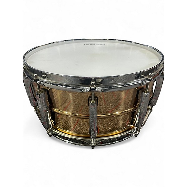 Used Pearl 14X6.5 Sensitone Elite Snare phosphor bronze Drum