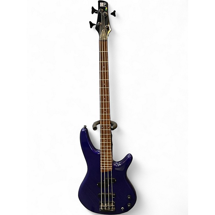 Used 1990s Ibanez SR400 Jewel Blue Electric Bass Guitar Jewel Blue