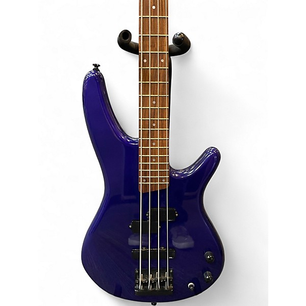 Used 1990s Ibanez SR400 Jewel Blue Electric Bass Guitar
