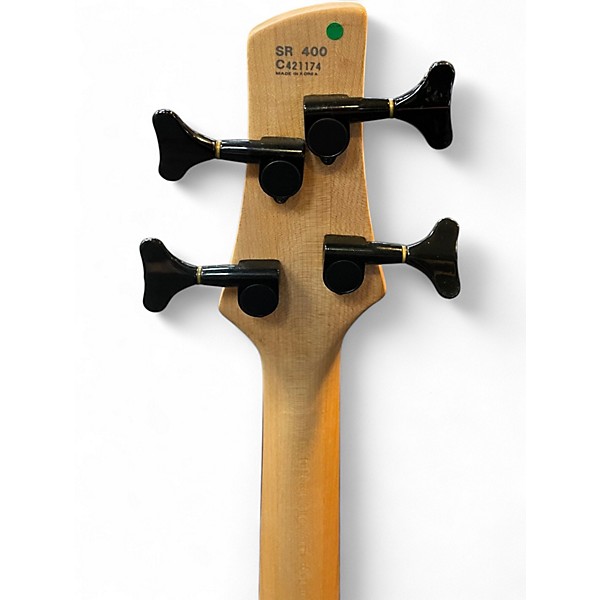 Used 1990s Ibanez SR400 Jewel Blue Electric Bass Guitar