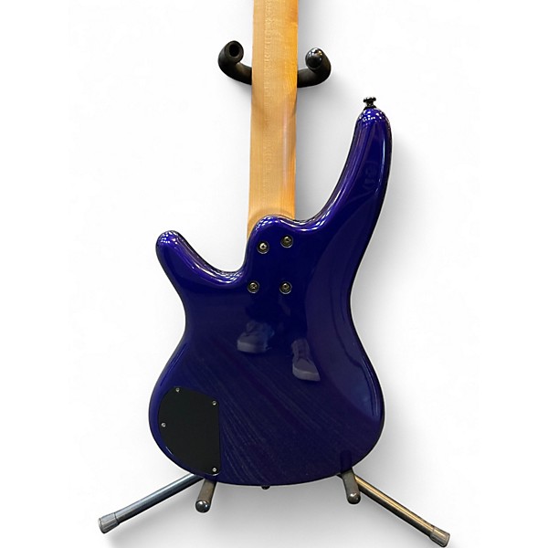Used 1990s Ibanez SR400 Jewel Blue Electric Bass Guitar