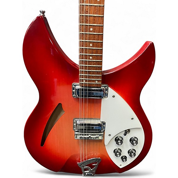 Used 2015 Rickenbacker 330/12 Fireglo Hollow Body Electric Guitar