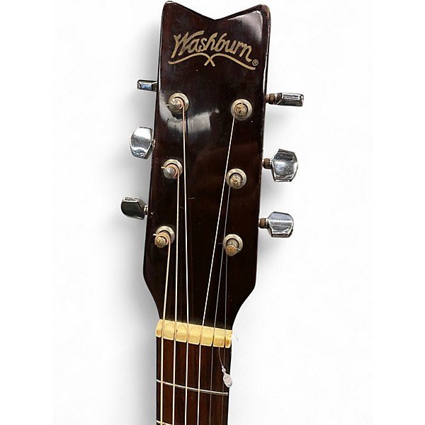 Used Washburn d10n Natural Acoustic Guitar