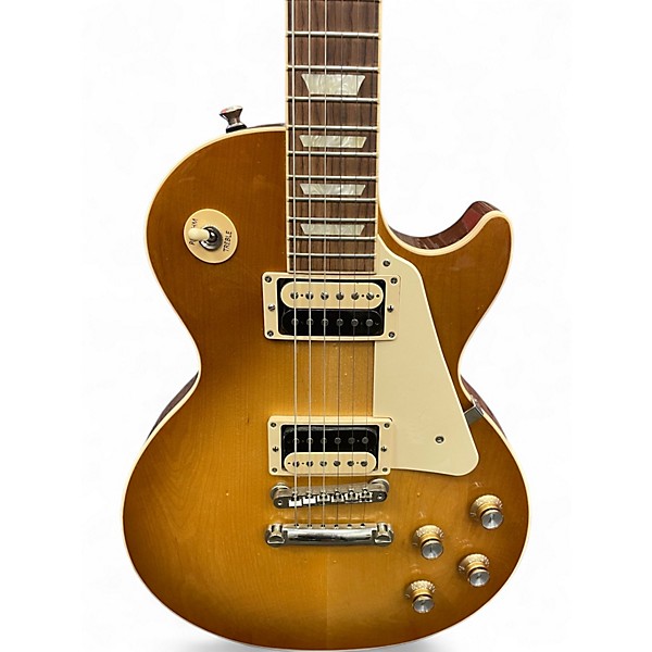 Used 2021 Gibson Les Paul Classic Honey Burst Solid Body Electric Guitar