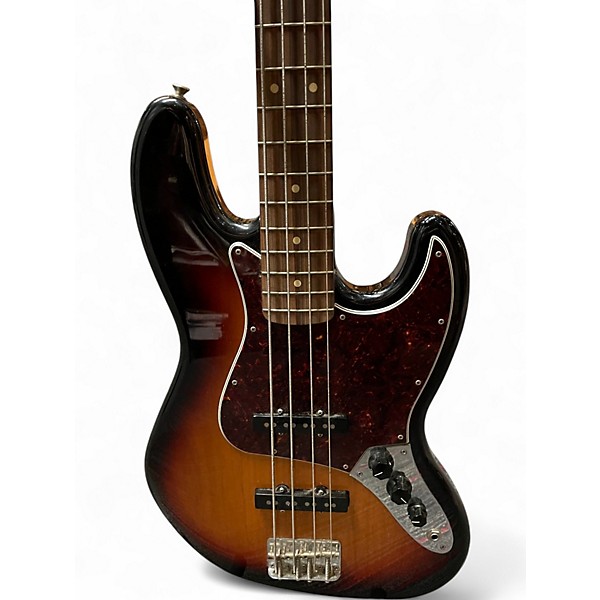 Used Fender Vintera 60s Jazz Bass Sunburst Electric Bass Guitar