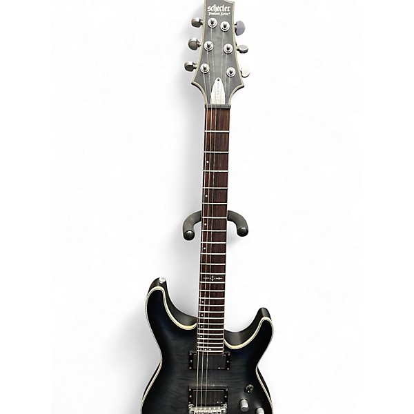 Used Schecter Guitar Research C1 Platinum Black Solid Body Electric Guitar