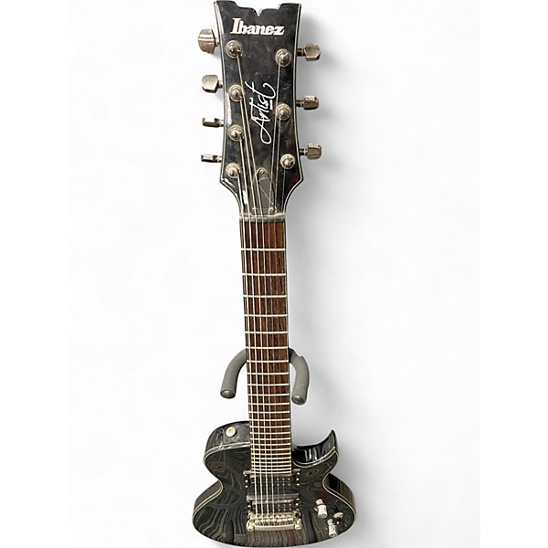 Used Ibanez ARTIST SERIES ARZ307FM Black Solid Body Electric Guitar