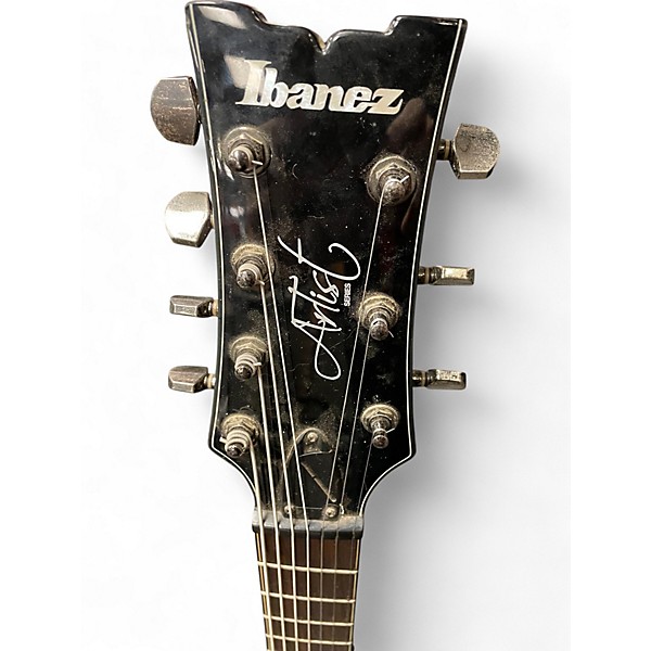 Used Ibanez ARTIST SERIES ARZ307FM Black Solid Body Electric Guitar
