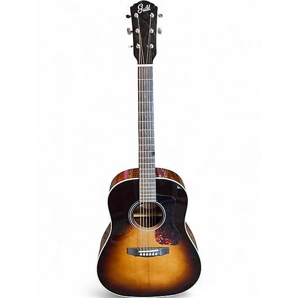 Used Guild ds-240 Sunburst Acoustic Guitar