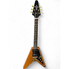 Used Epiphone 1958 Korina Flying V Natural Solid Body Electric Guitar
