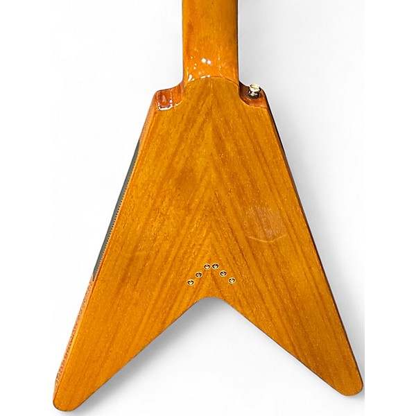 Used Epiphone 1958 Korina Flying V Natural Solid Body Electric Guitar