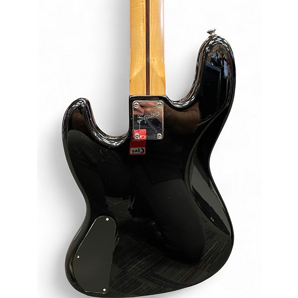 Used Squier FRANK BELL SIGNATURE JAZZ BASS Black Electric Bass Guitar