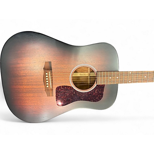 Used Guild D 20 2 Color Sunburst Acoustic Electric Guitar