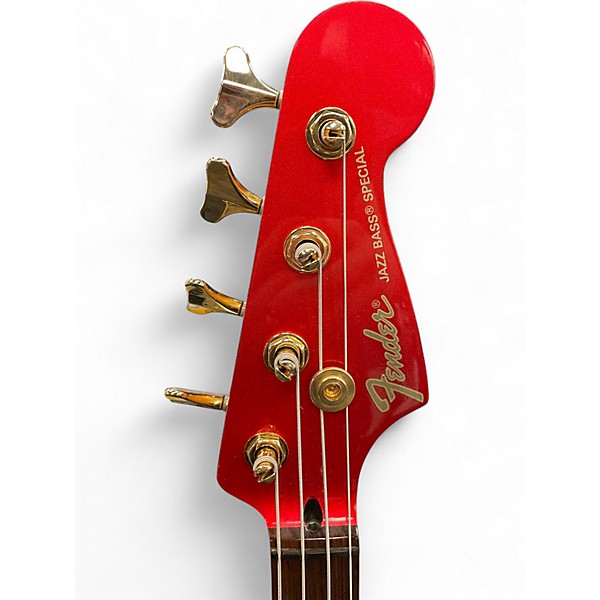 Used Fender JAZZ BASS SPECIAL Red Electric Bass Guitar