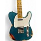 Used 2021 Fender Custom Shop Ltd 65 Telecaster Relic Aged Ocean Turqouise Solid Body Electric Guitar
