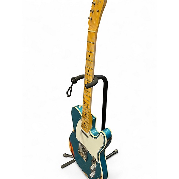 Used 2021 Fender Custom Shop Ltd 65 Telecaster Relic Aged Ocean Turqouise Solid Body Electric Guitar