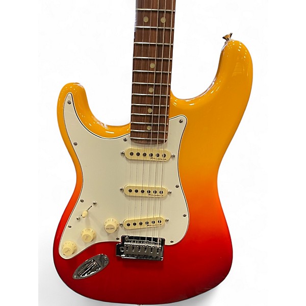 Used Fender Player Plus Stratocaster Tequila Sunrise Solid Body Electric Guitar