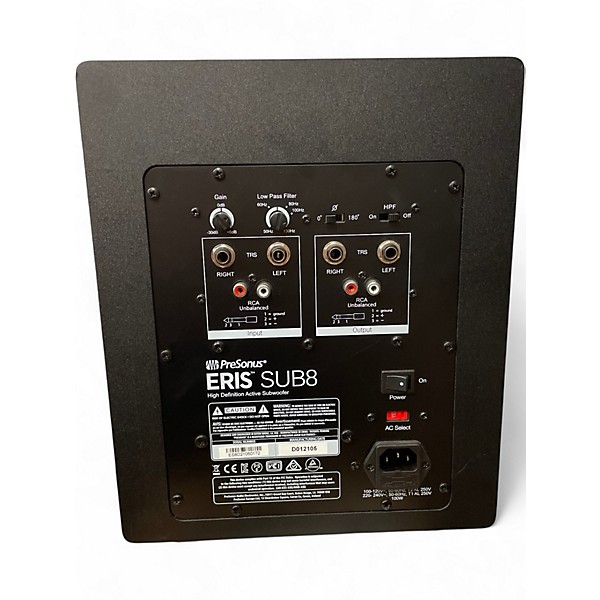 Used PreSonus Eris sub8 Subwoofer