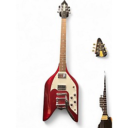 Used Eastwood Rocket  Candy Apple Red Solid Body Electric Guitar