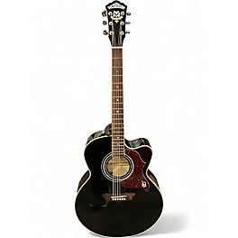 Used Washburn J28SCE Black Acoustic Electric Guitar
