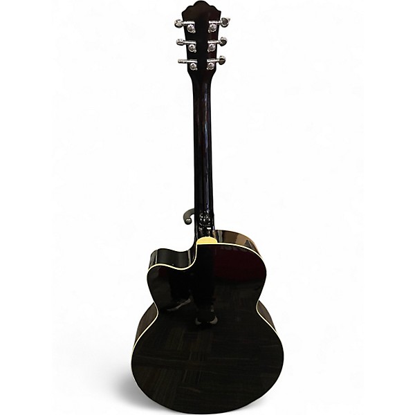 Used Washburn J28SCE Black Acoustic Electric Guitar