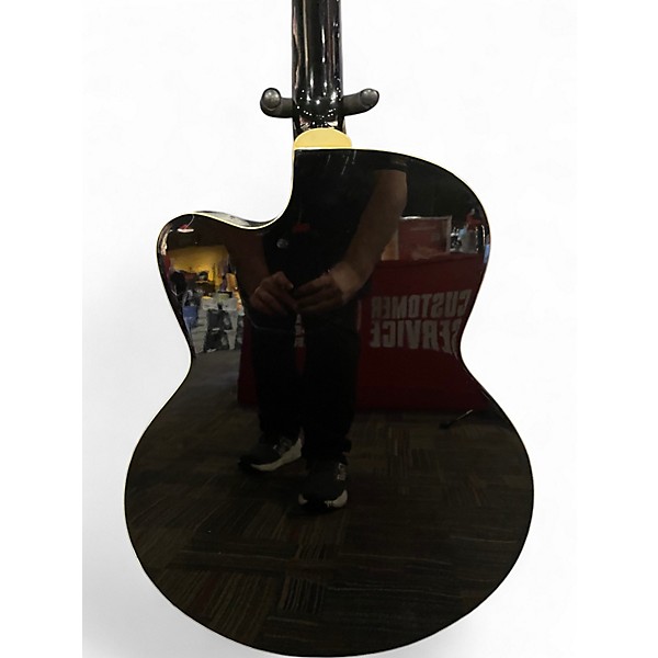 Used Washburn J28SCE Black Acoustic Electric Guitar