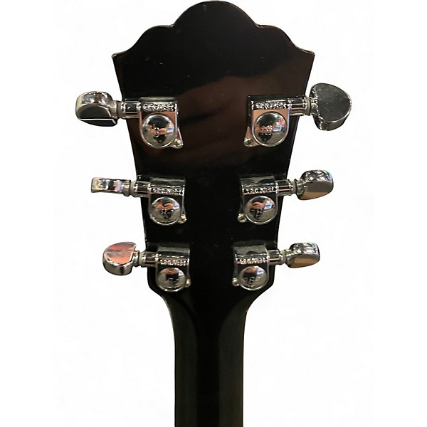 Used Washburn J28SCE Black Acoustic Electric Guitar