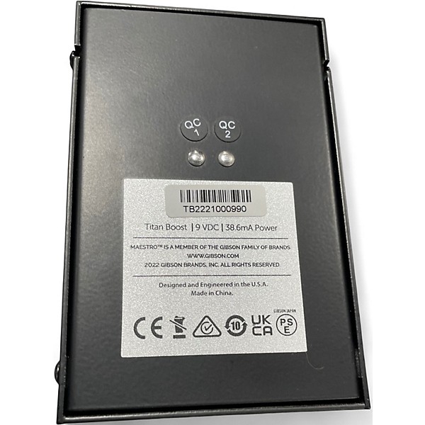 Used Maestro TITAN BOOST Effect Pedal