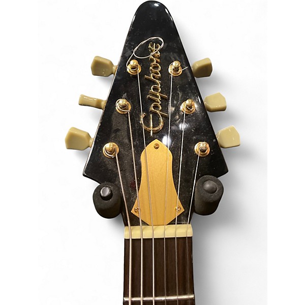 Used Epiphone Limited Edition Joe Bonamassa 1958 "Amos" Kornina Flying-V Brown Solid Body Electric Guitar