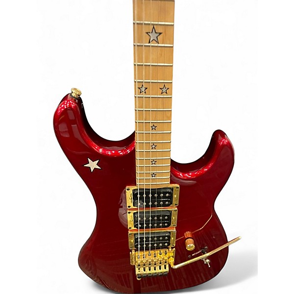 Used Kramer RICHIE SAMBORA JERSEY STAR Red Solid Body Electric Guitar