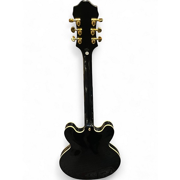 Used Epiphone Sheraton II Black Hollow Body Electric Guitar