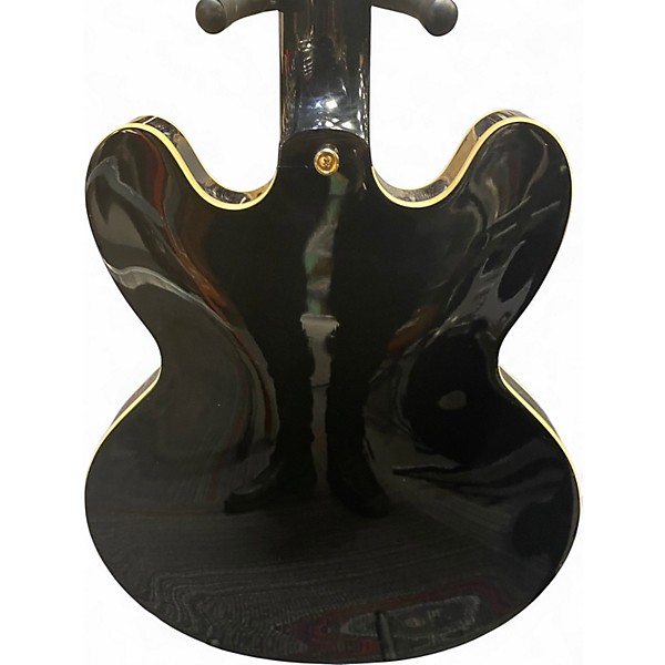 Used Epiphone Sheraton II Black Hollow Body Electric Guitar