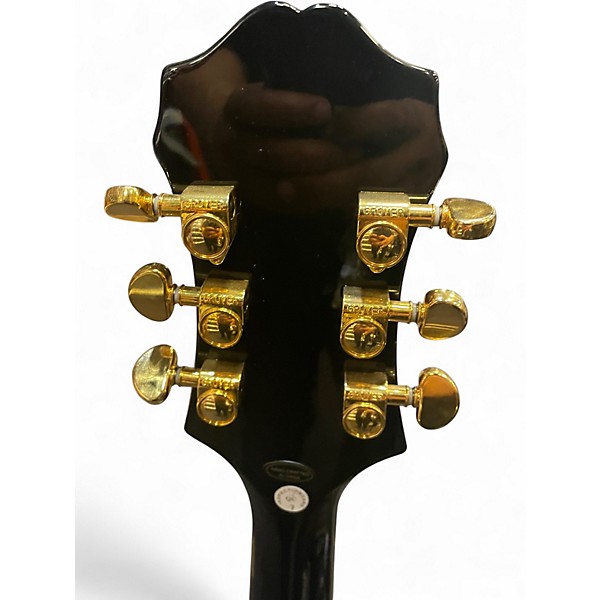 Used Epiphone Sheraton II Black Hollow Body Electric Guitar