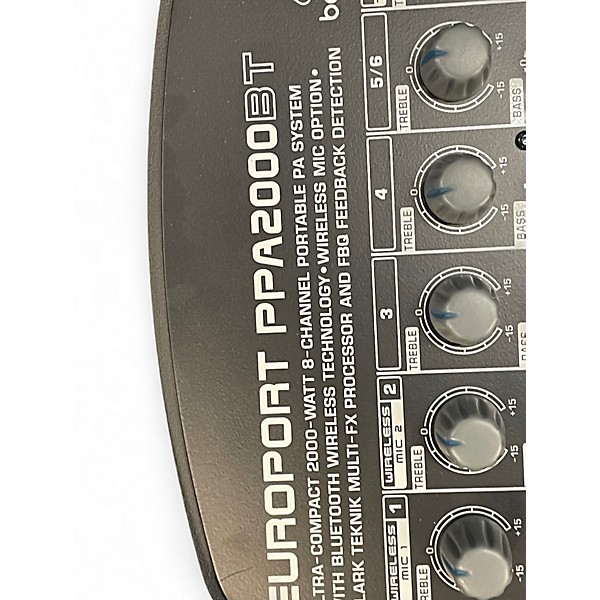 Used Behringer EUROPORT PPA2000BT Sound Package