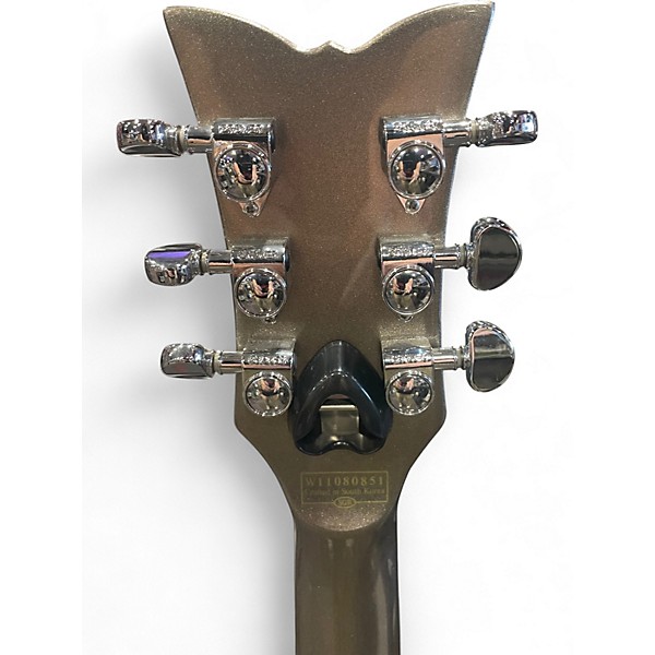 Used Schecter Guitar Research Ultra II Metallic Silver Solid Body Electric Guitar