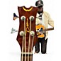 Used Dean EAB FL Natural Acoustic Bass Guitar