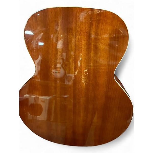 Used Dean EAB FL Natural Acoustic Bass Guitar