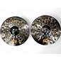 Used MEINL 14in DARK HI HAT PAIR Cymbal thumbnail