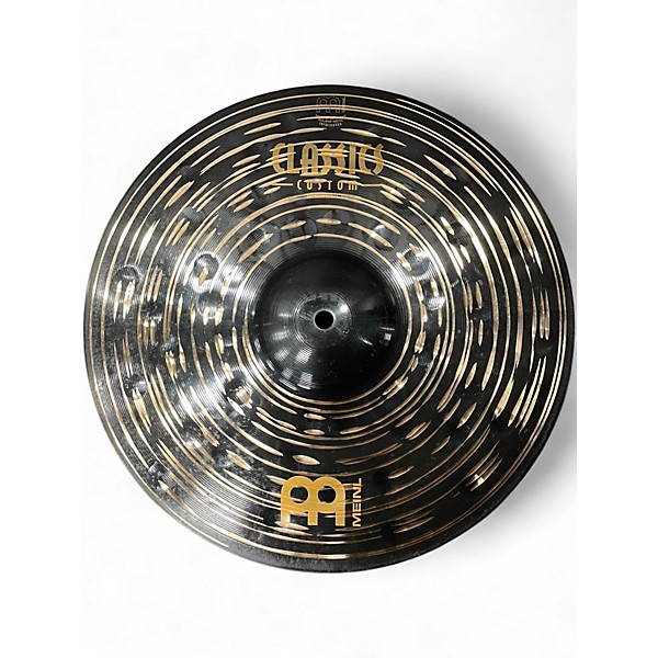 Used MEINL 14in DARK HI HAT PAIR Cymbal
