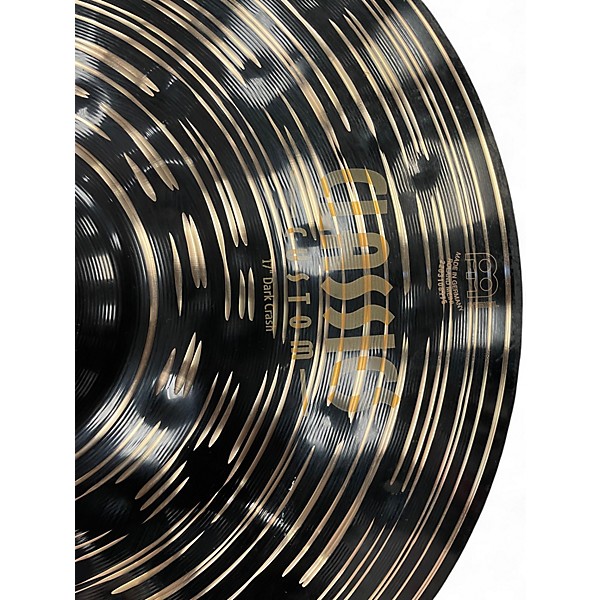 Used MEINL 17in CLASSIC DARK CRASH Cymbal