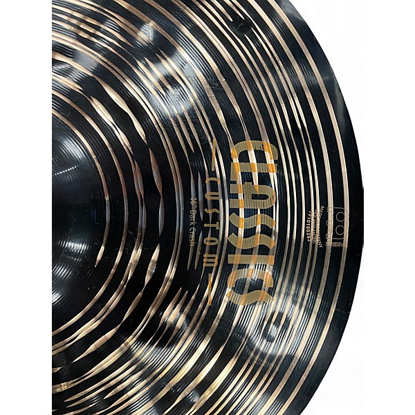 Used MEINL 16in DARK CLASSICS CUSTOM Cymbal