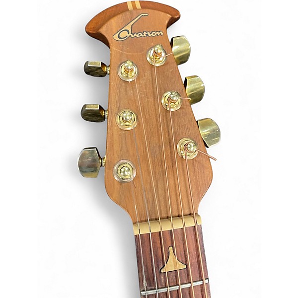 Used Ovation L778 Elite Natural Acoustic Electric Guitar