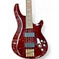 Used Schecter Guitar Research C4 4 String Trans Red Electric Bass Guitar