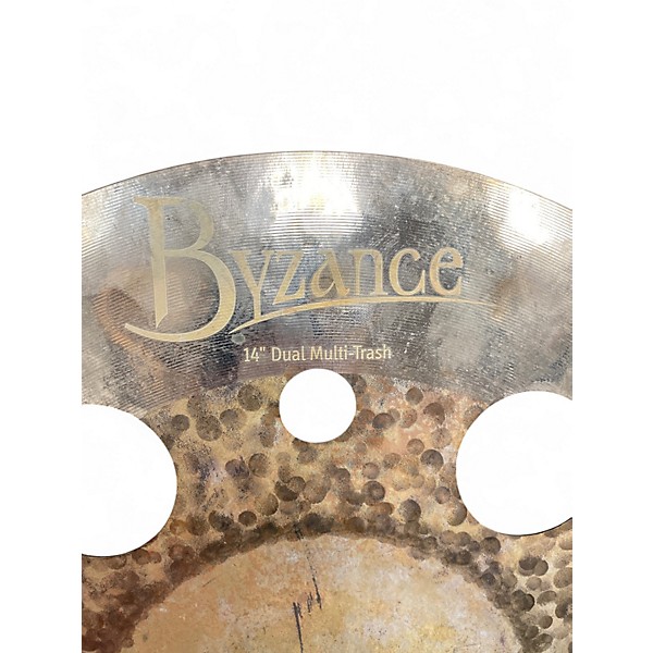Used MEINL 14in DUAL MULTI TRASH Cymbal