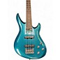 Used Harmonia DOUBLE CUTAWAY METALLIC BLUE Electric Bass Guitar thumbnail