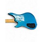 Used Harmonia DOUBLE CUTAWAY METALLIC BLUE Electric Bass Guitar