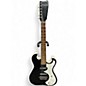 Used Silvertone 1448 WITH CASE AMPLIFIER Black Solid Body Electric Guitar thumbnail