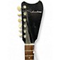 Used Silvertone 1448 WITH CASE AMPLIFIER Black Solid Body Electric Guitar