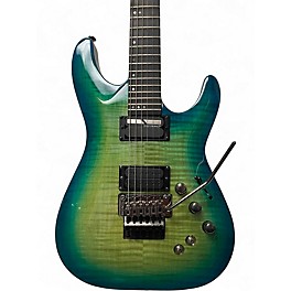 Used Schecter Guitar Research Blackjack C1 SLS FR Aquaburst Solid Body Electric Guitar
